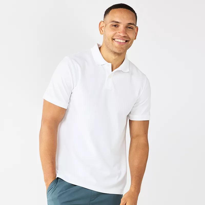 Mens Sonoma Goods For Life Short Sleeve Pique Polo Product Image