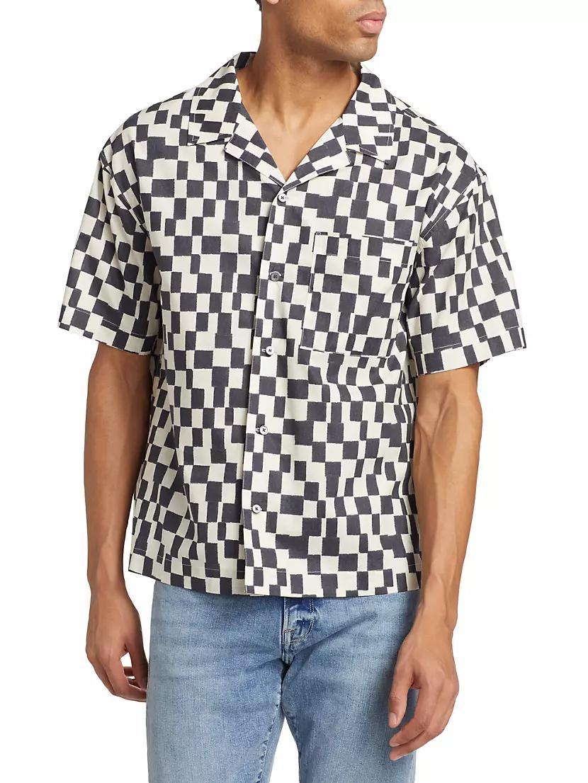 Vintage Print Camp Shirt Product Image