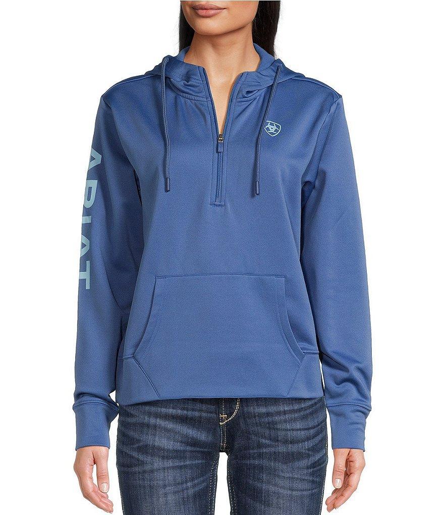 Ariat Half Zip Front Long Sleeve Hoodie Product Image