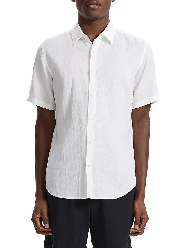 Mens Irving Linen Short-Sleeve Shirt Product Image