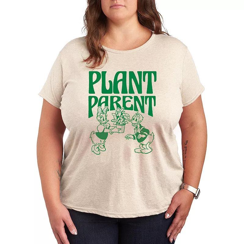 Disneys Donald & Daisy Duck Plus Plant Parent Graphic Tee, Womens Product Image