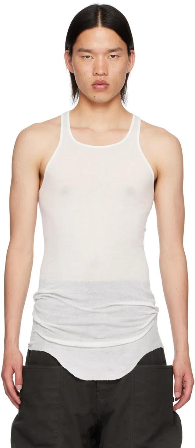 Off-white Porterville Basic Rib Tank Top In 11 Milk Product Image