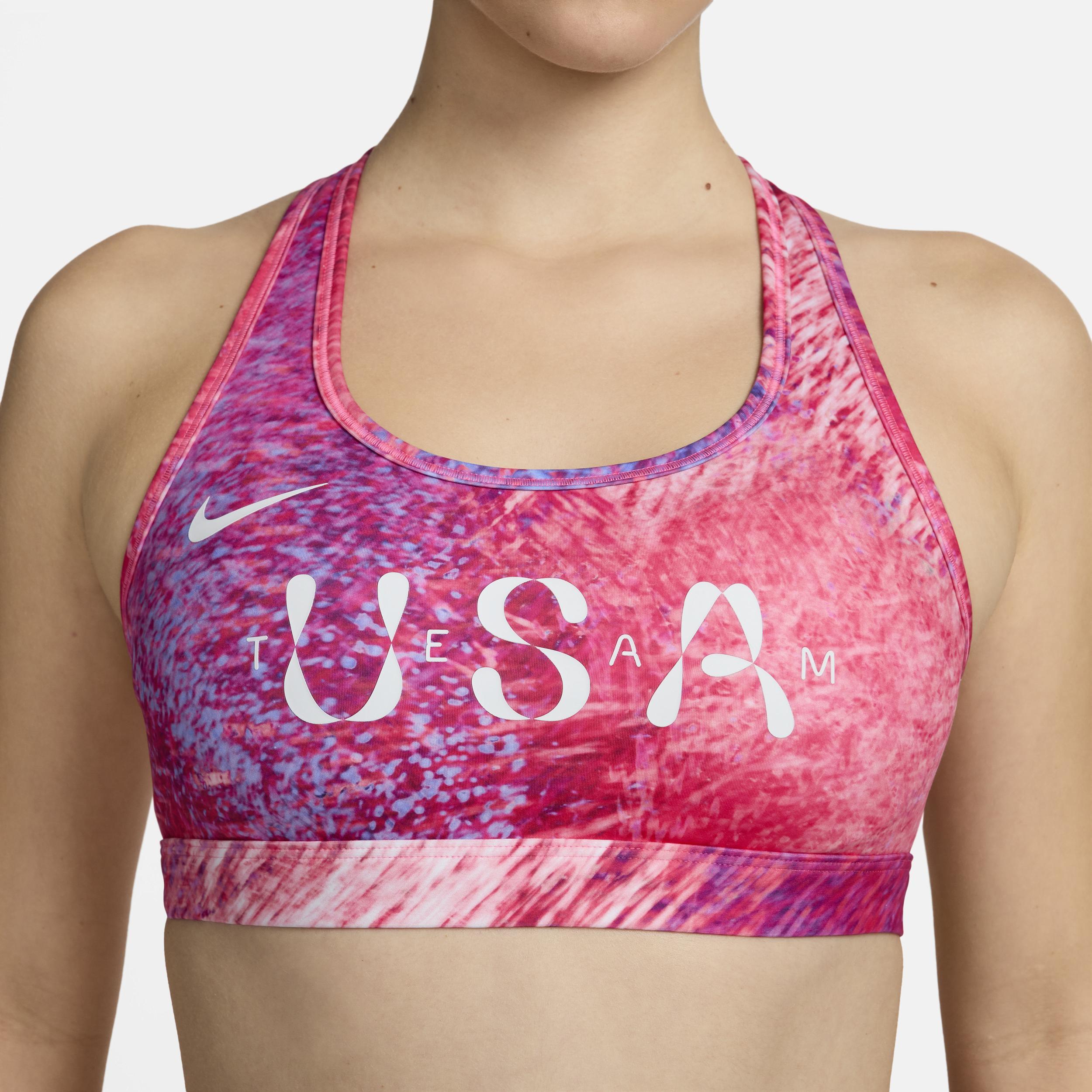 USA Swoosh Nike Womens Dri-FIT Padded Sports Bra Product Image