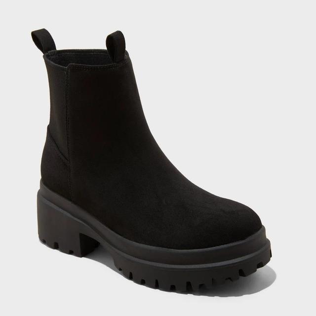 Womens Tibby Lug Boots - Universal Thread Black Product Image