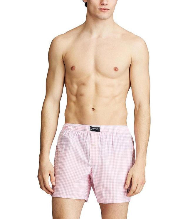 Polo Ralph Lauren Mini Gingham Woven Boxers Product Image