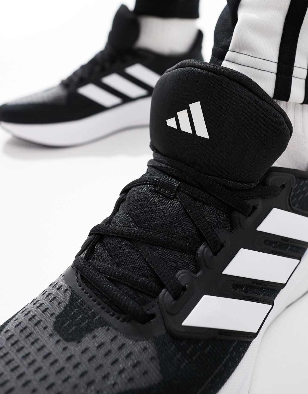 adidas Running Ultrabounce 2 sneakers in black and white Product Image