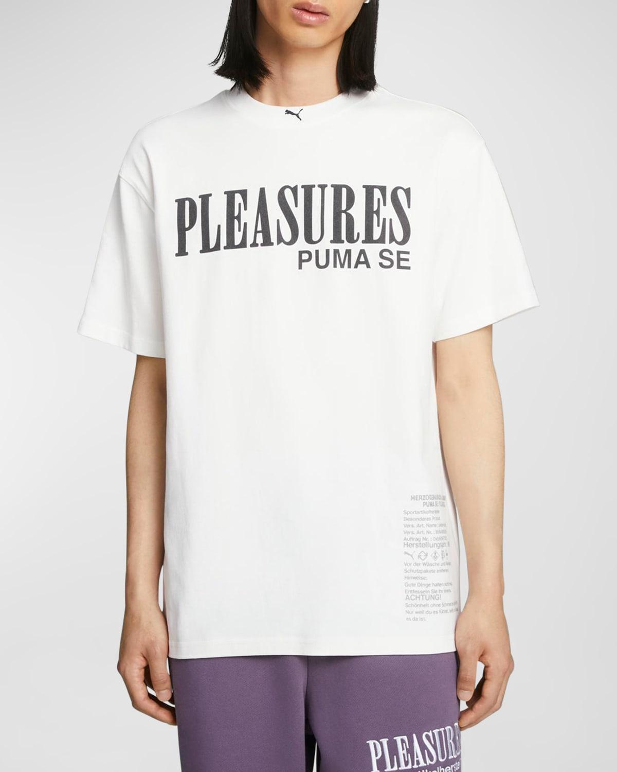 x Pleasures Mens Typo T-Shirt Product Image