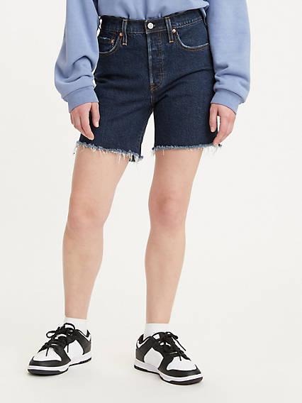 Levi's Original High Rise Mid-Thigh Women's Shorts Product Image