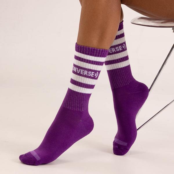 Womens Converse Crew Socks 6 Pack - Multicolor Product Image