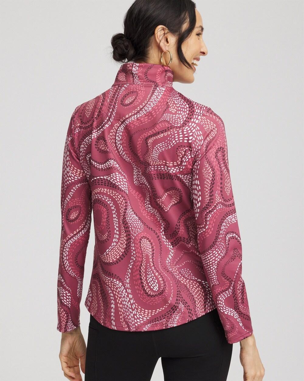 Zenergy® UPF Swirls Half-Zip Top Product Image