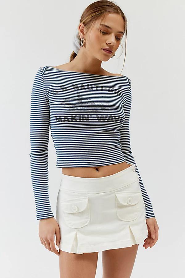 Urban Outfitters UO Jillian Pleated Micro Mini Skort Womens at Urban Outfitters Product Image