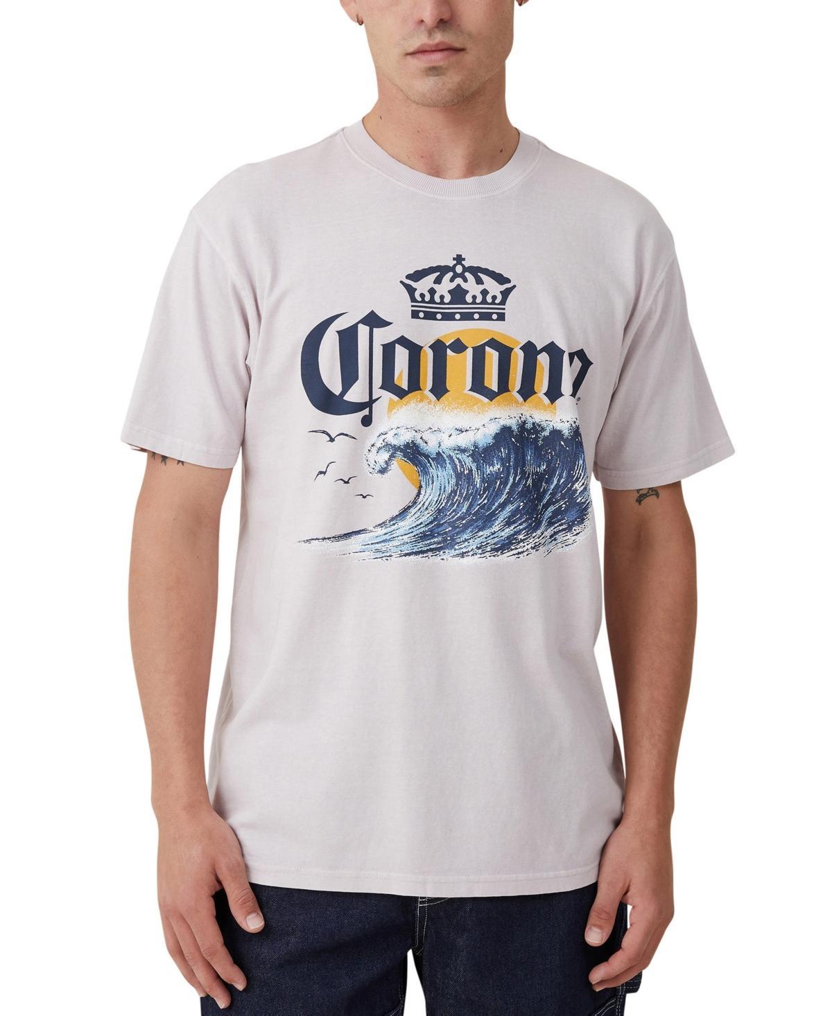 Cotton On Mens Corona Premium Loose Fit T-shirt - Vintage White Product Image