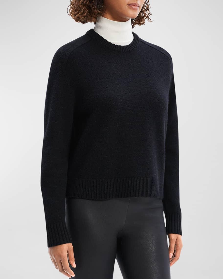 Cashmere Cropped Crewneck Sweater product image