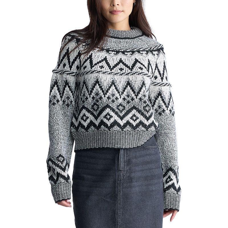 Womens Buffalo Jeans Wava Geometric Print Sweater Product Image