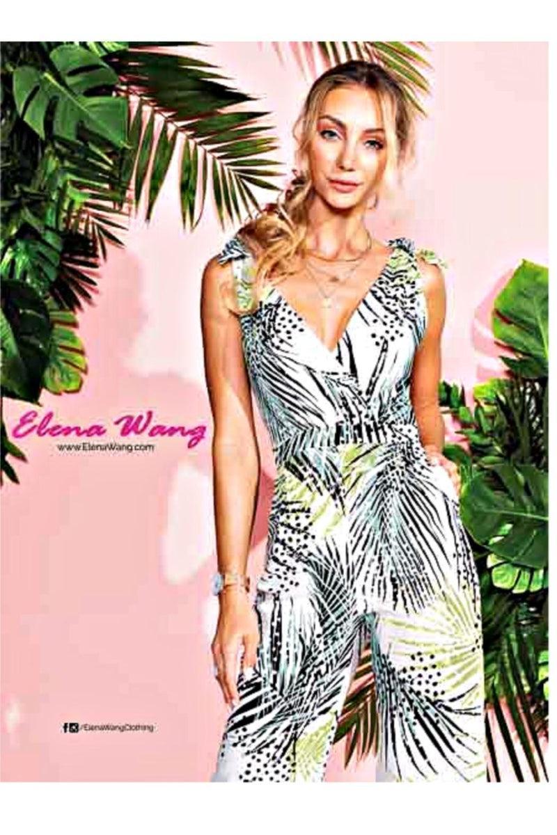 Tropic Leaf Jumpsuit Product Image