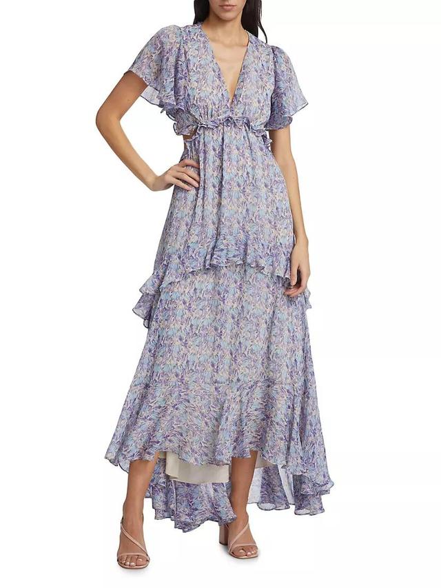 Cherli Floral Tiered Maxi Dress Product Image