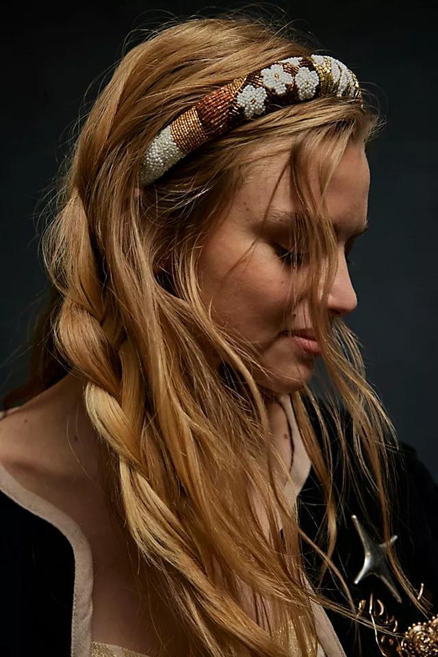 Last Summer Beaded Hard Headband Product Image