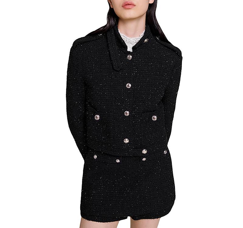 Womens Short Tweed Jacket Product Image