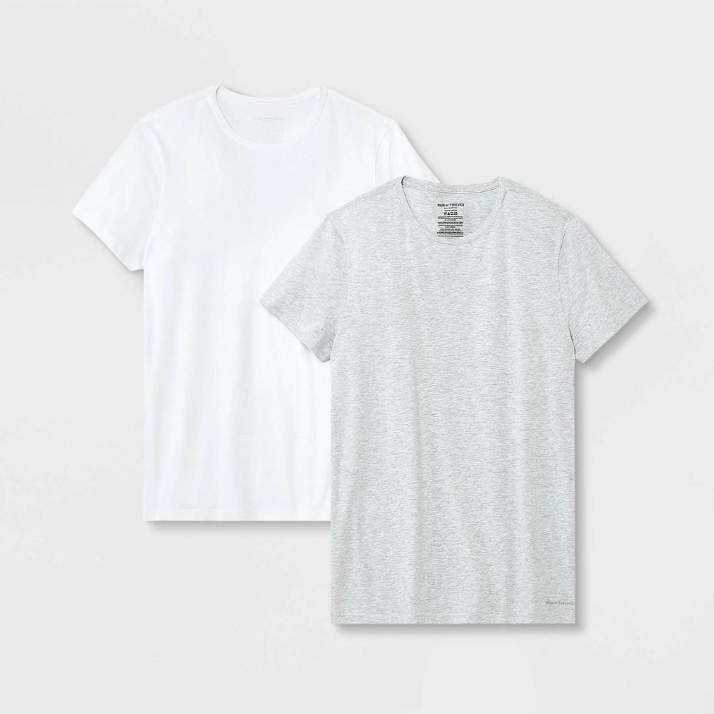 Pair of Thieves Mens 2pk Crew Undershirt White Product Image