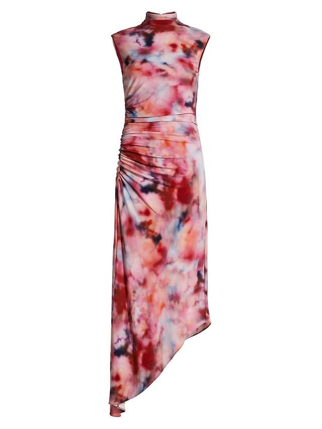 Womens Kai Printed Jersey Midi-Dress Product Image