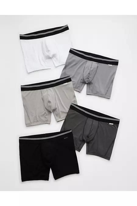 AEO Mens 4.5 Ultra Soft Boxer Brief 5-Pack Mens Product Image