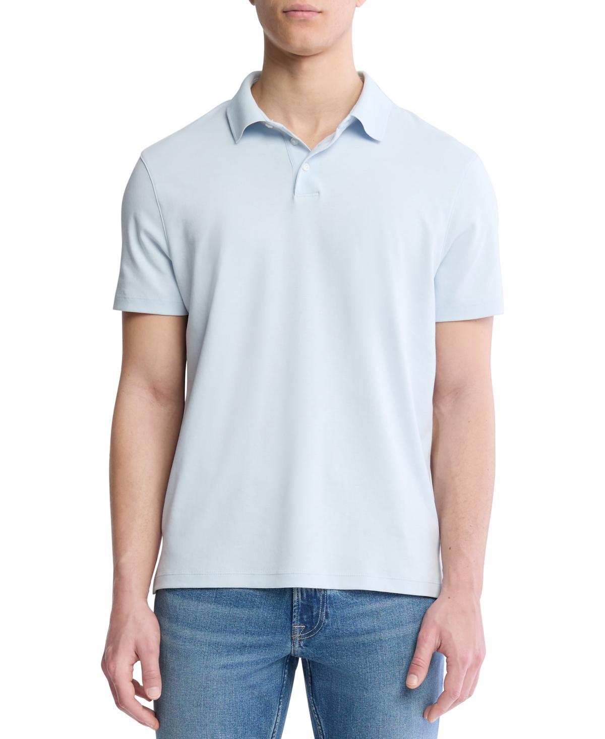 Calvin Klein Mens Short Sleeve Supima Cotton Polo Shirt Product Image