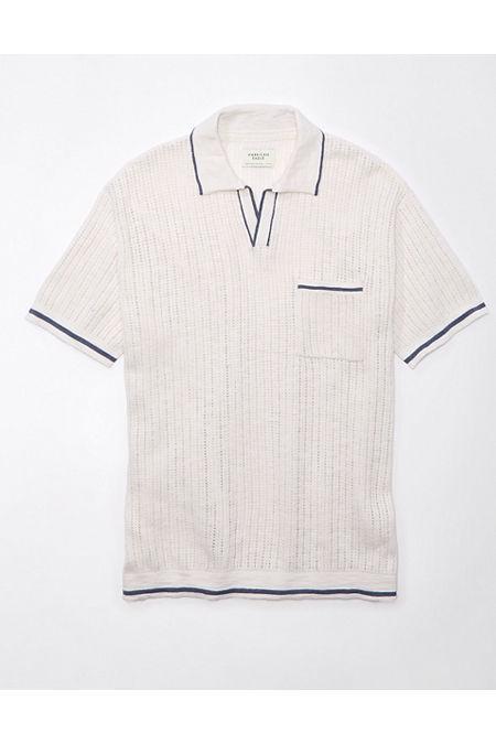 AE Tipped Sweater Polo Shirt Mens Product Image