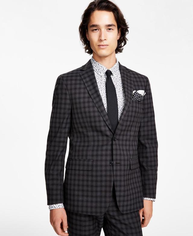 Bar Iii Mens Slim-Fit Check Suit Jacket, Created for Macys Product Image