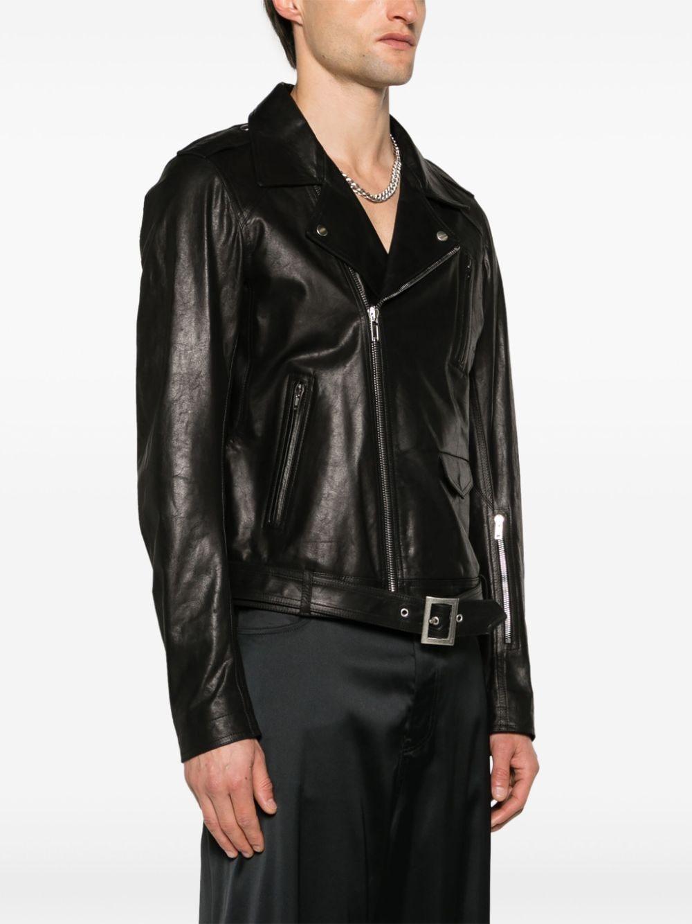 Leather Jackets In Black Product Image