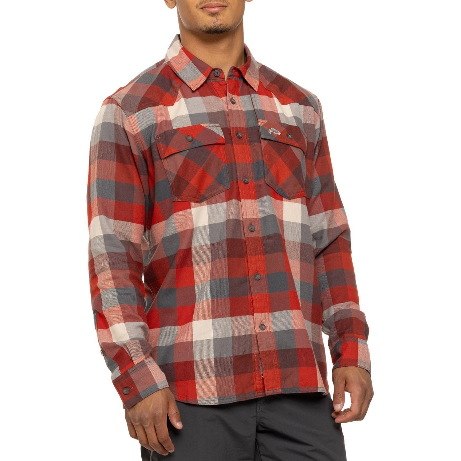 Simms Santee Flannel Shirt - Organic Cotton, Long Sleeve Product Image