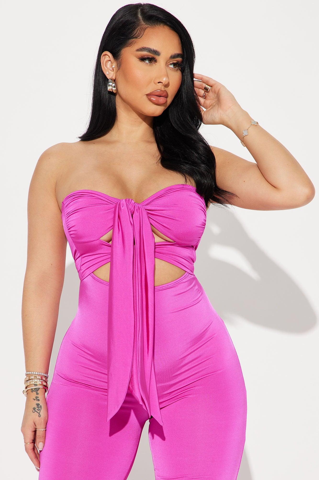 Latest Update Jumpsuit - Magenta Product Image