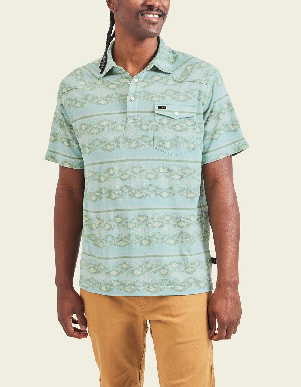 HOWLER BROTHERS Ranchero Jacquard Mens Polo Shirt Product Image