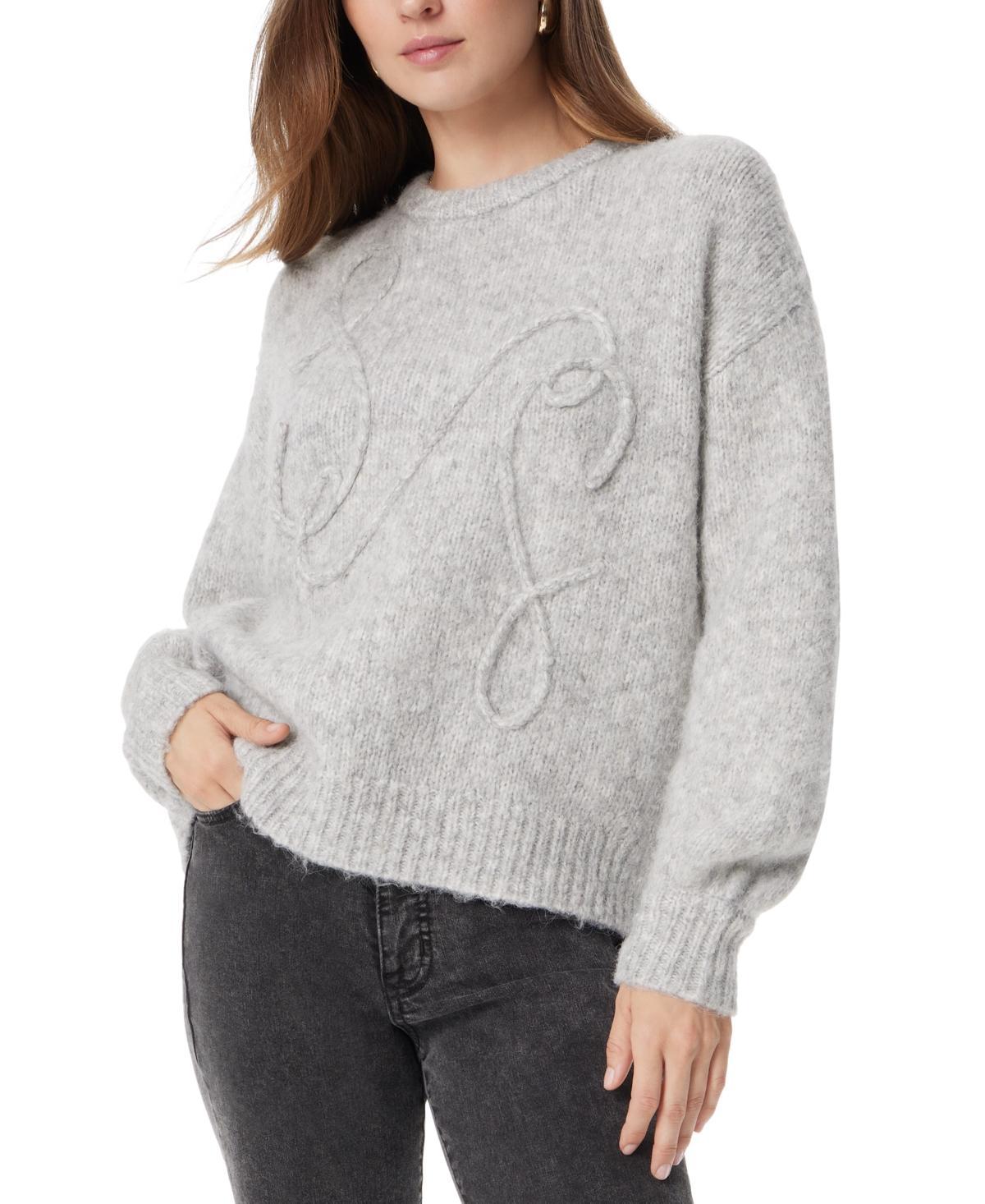 Sam Edelman Womens Khloe Roomy Embroidered Sweater Product Image