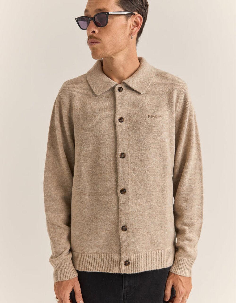 RHYTHM Mohair Mens Button Up Shirt Product Image