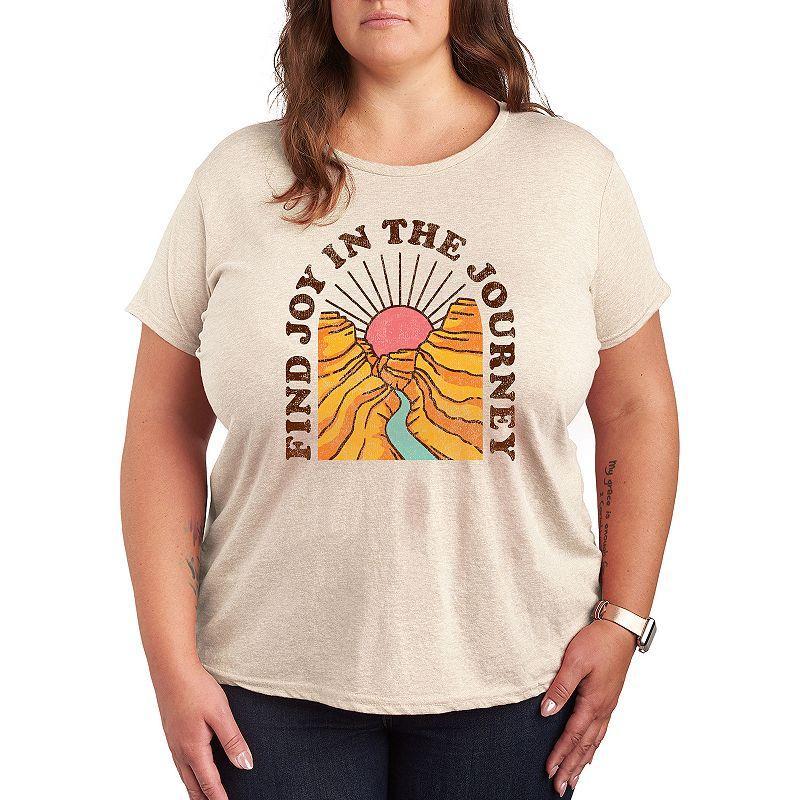 Plus Find Joy In The Journey Graphic Tee, Womens Product Image