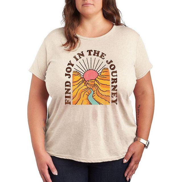 Plus Find Joy In The Journey Graphic Tee, Womens Product Image