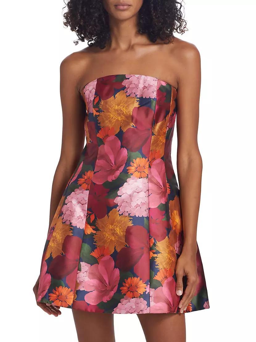 Alanna Floral Strapless Minidress Product Image