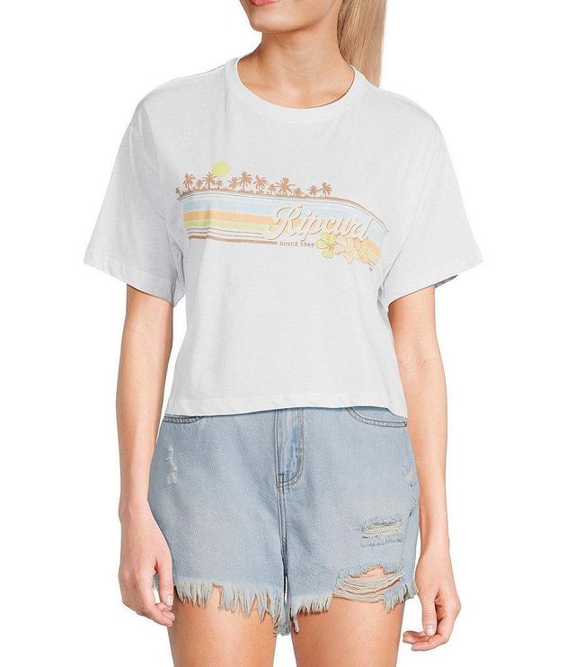 Rip Curl Sunset Crop Graphic T-Shirt Product Image