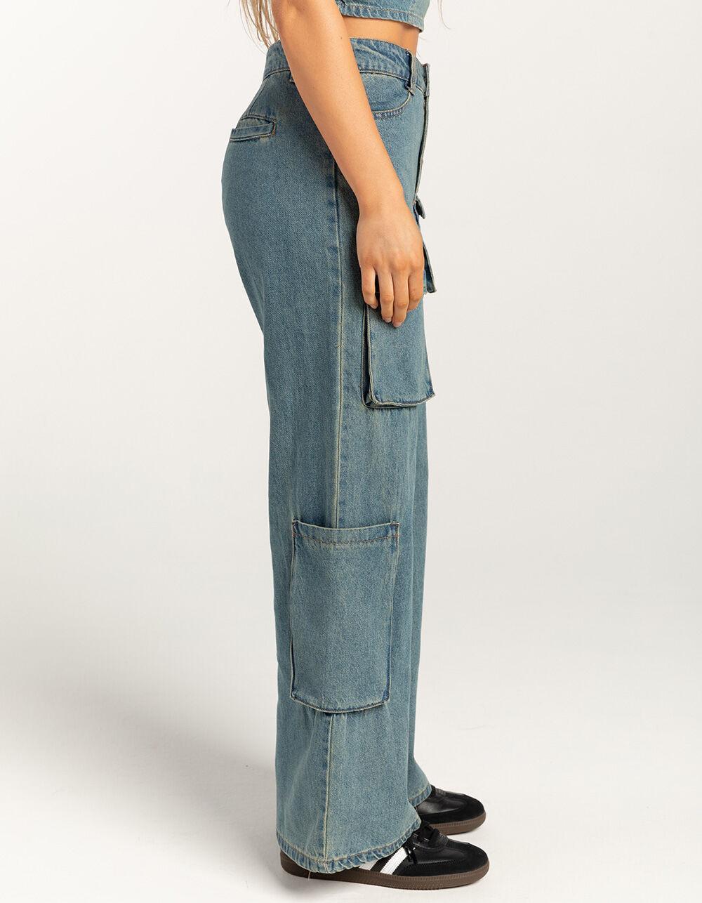 RSQ Womens Low Rise Cargo Pants Product Image