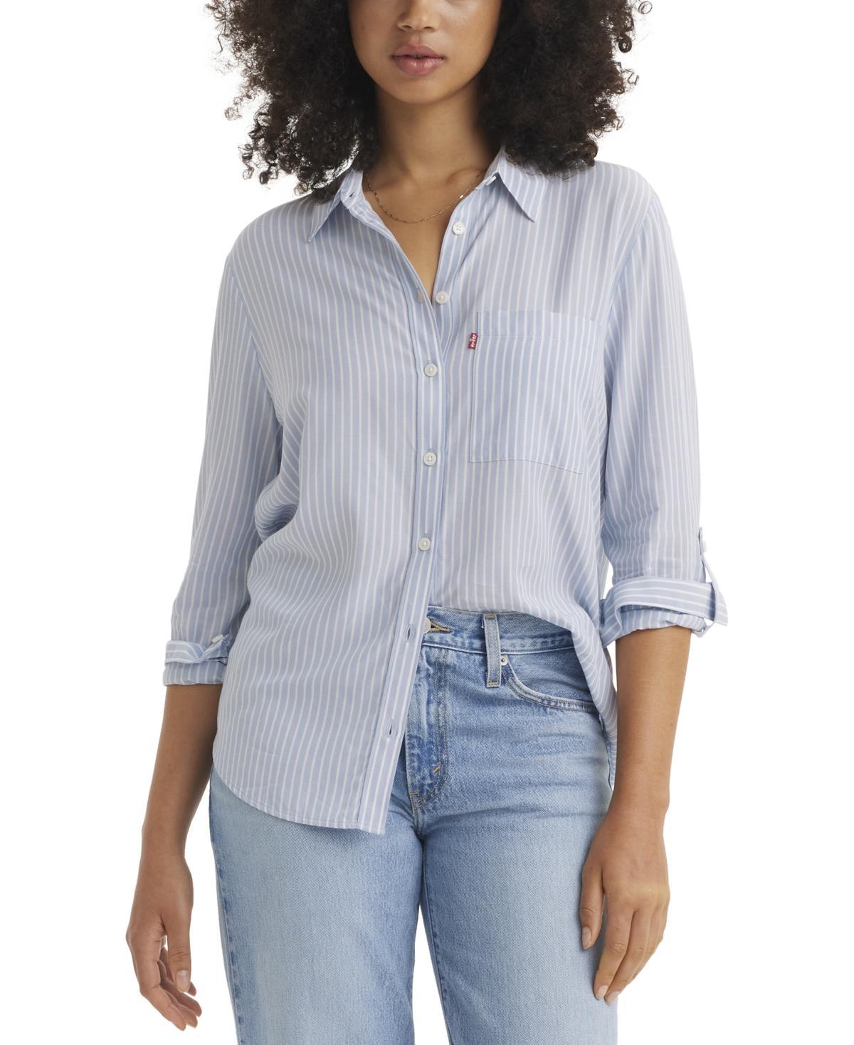 Levis Womens Darlene Collared Button-Front Shirt Product Image