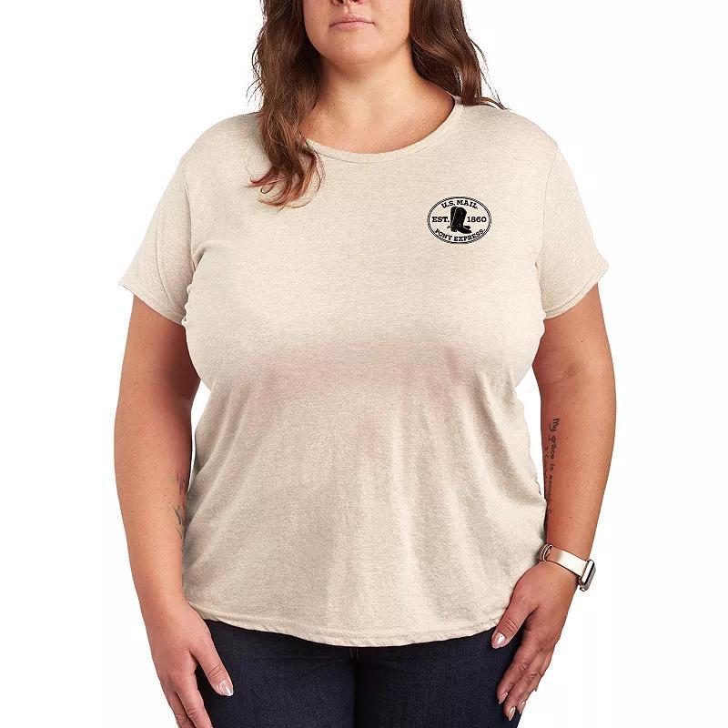 Plus Size USPS Pony Express Graphic Tee, Womens Product Image