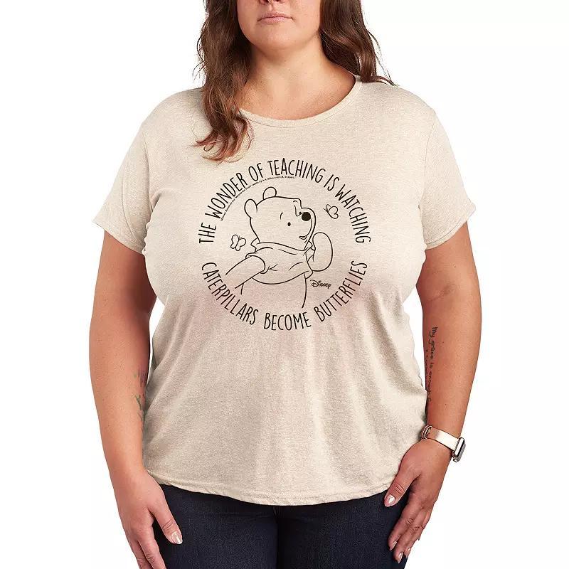 Disneys Winnie The Pooh Teaching Graphic Tee, Womens Product Image