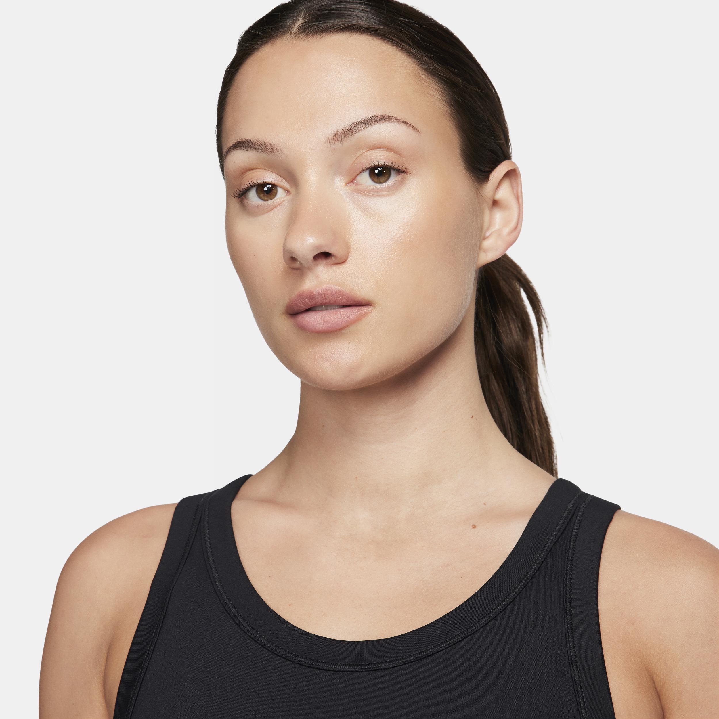 Nike Women's One Fitted Dri-FIT Strappy Cropped Tank Top Product Image