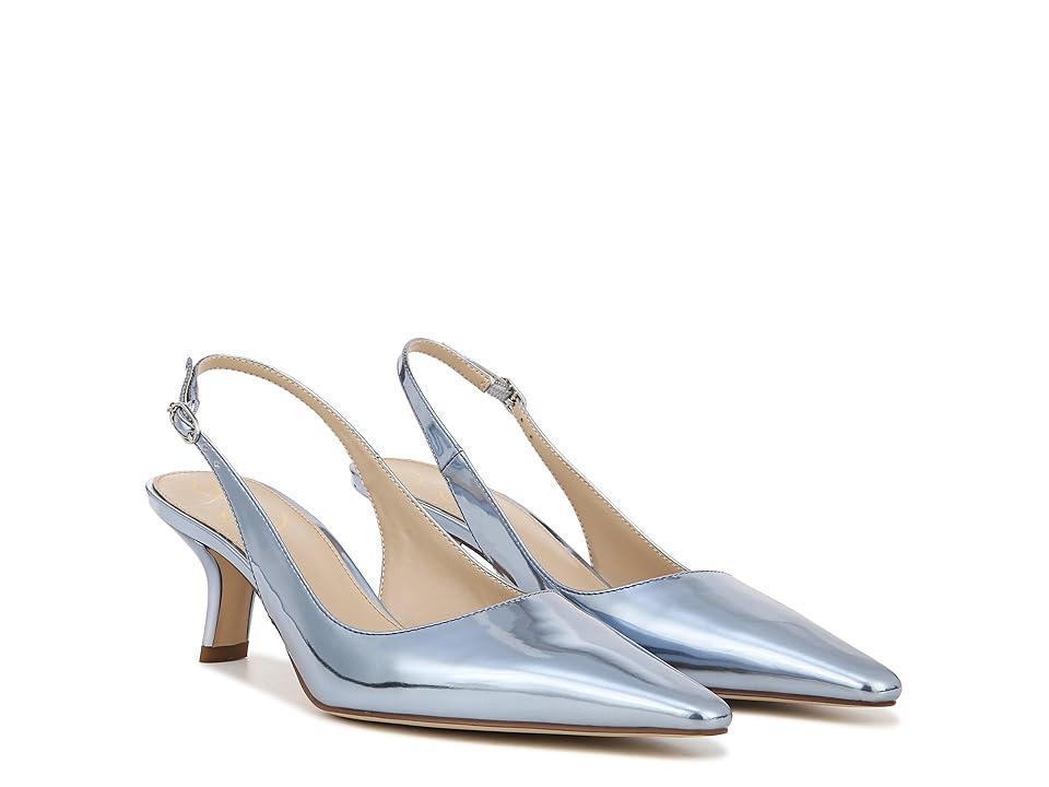 Sam Edelman Bianka Mirror Metallic Patent Pointed Toe Slingback Pumps Product Image