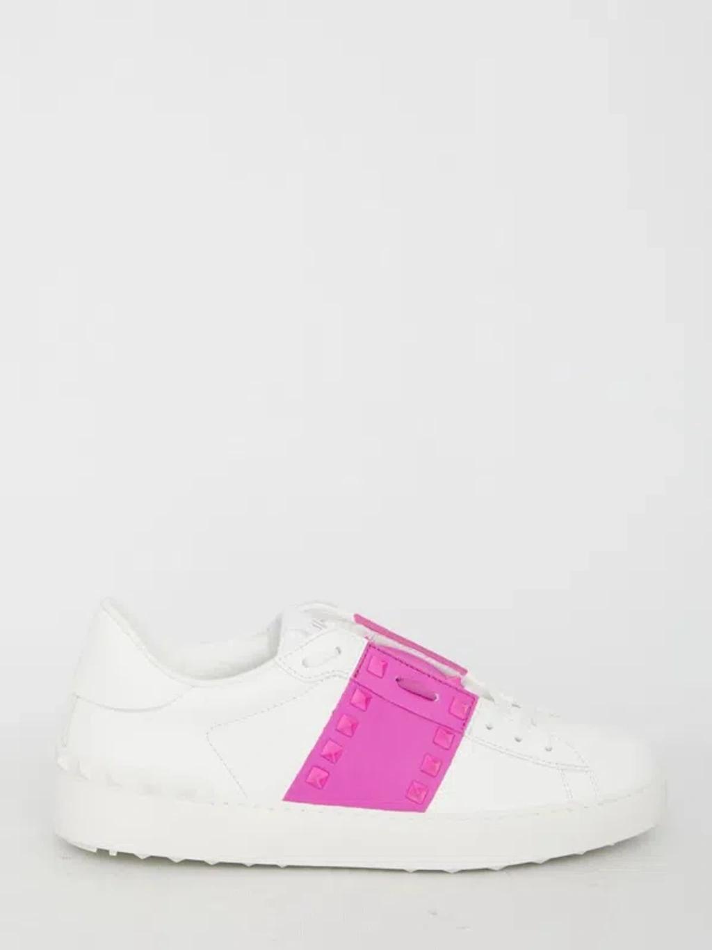 Rockstud Untitled Low-top Sneakers In White Product Image