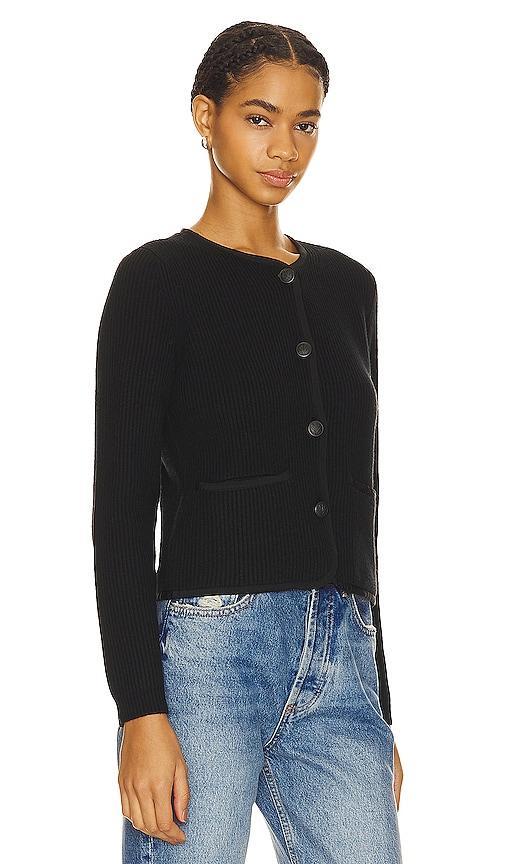 Rag & Bone Nancy Cardigan in Black. Size L, XS. Product Image