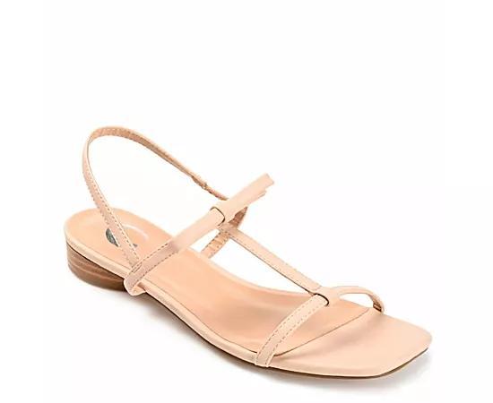 Journee Collection Zaidda Womens T-Strap Sandals Product Image