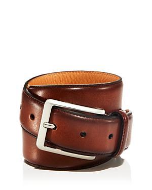 The Mens Store at Bloomingdales Mens Square Buckle Italian Leather Belt - 100% Exclusive Product Image