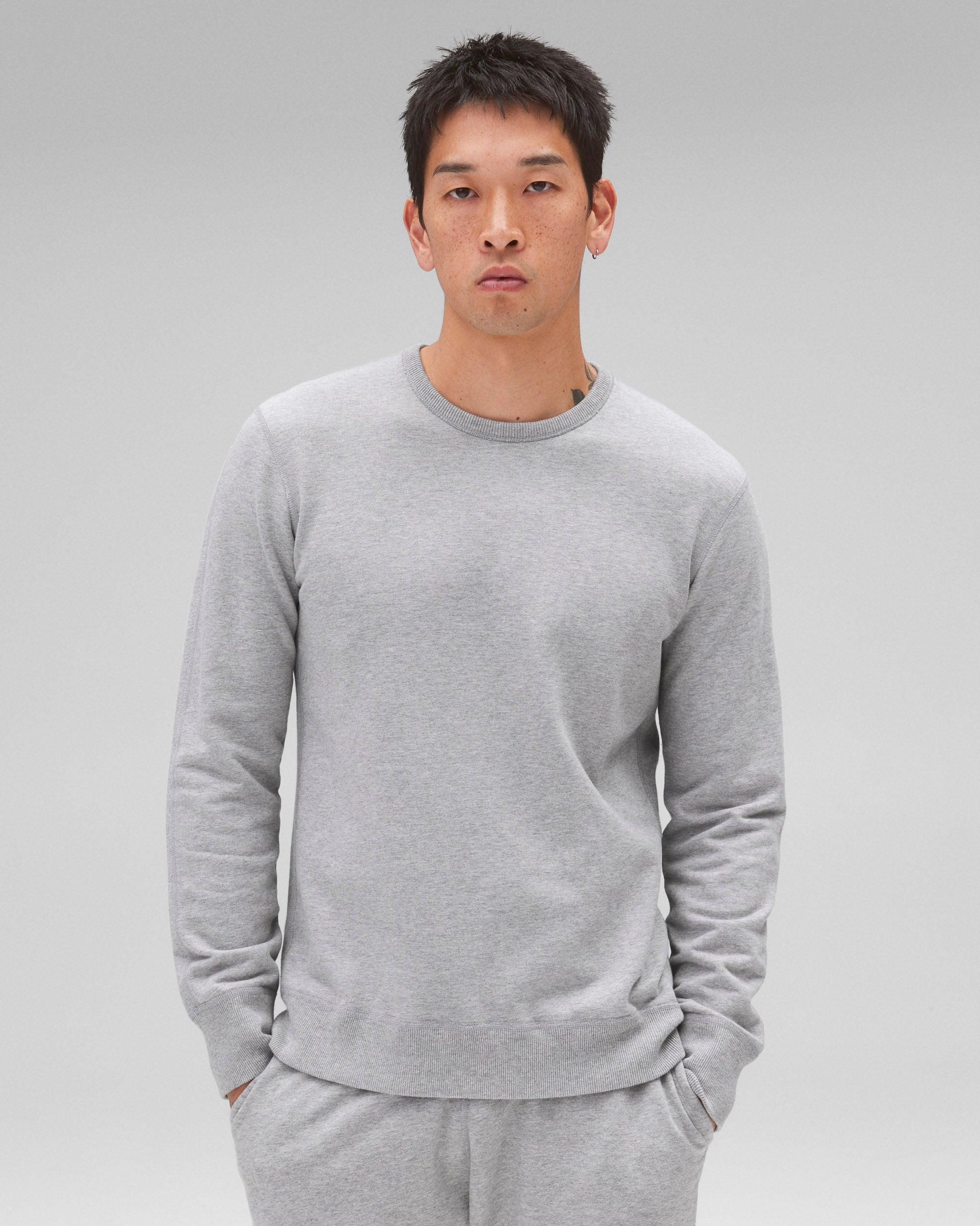 Midweight Terry Slim Crewneck Male Product Image