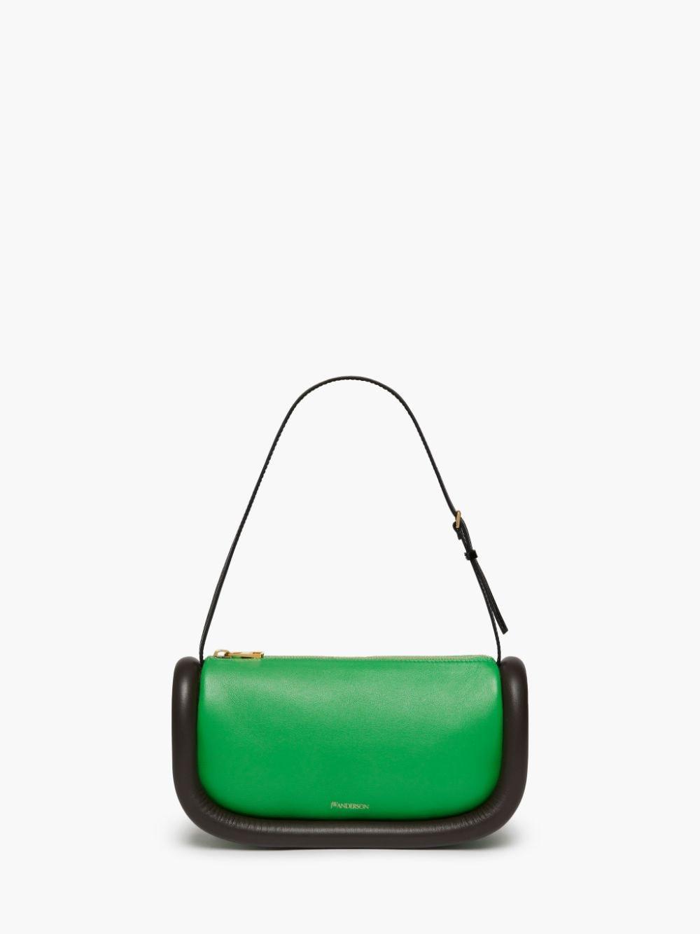 BUMPER-15 LEATHER SHOULDER BAG in green | JW Anderson US  Product Image